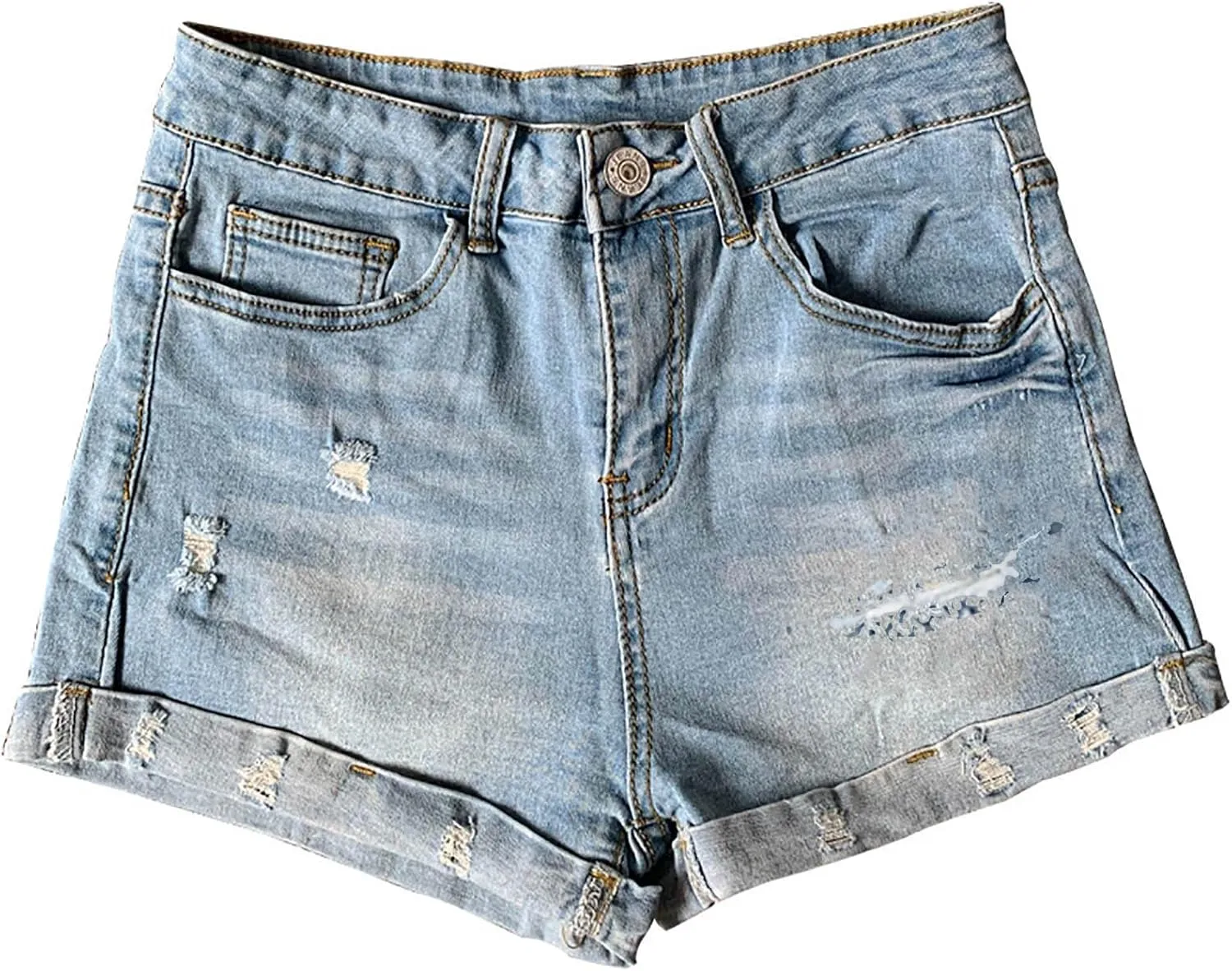 Womens Jean Shorts Distressed Ripped Denim Shorts High Waisted Casual Summer Shorts Fashion Cut Off 2025
