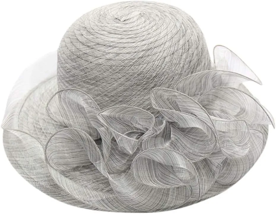Women's Kentucky Church Derby Racing Horse Organza Hat Bucket Hat Bowler Wedding Dress Party Cap