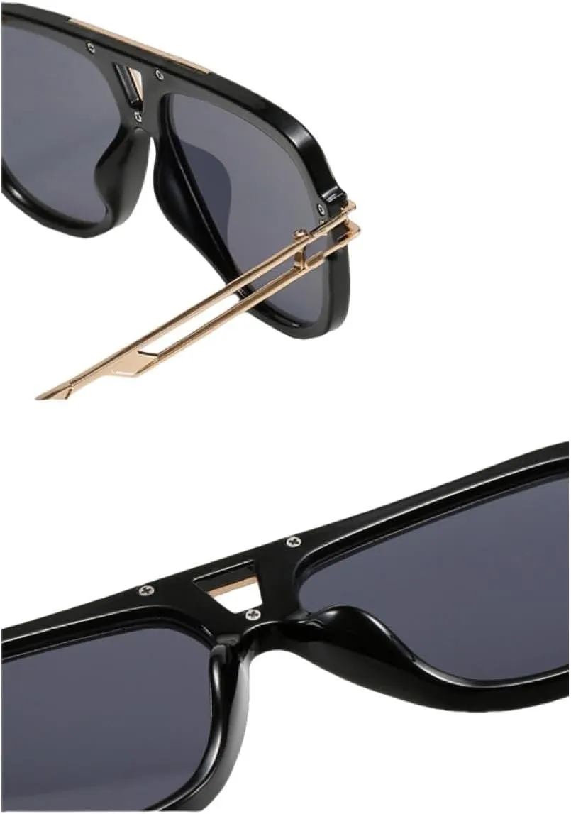 Women's Metal Sunglasses Vintage Men Ultraviolet-proof Sun Glasses Luxury Glasses Uv400