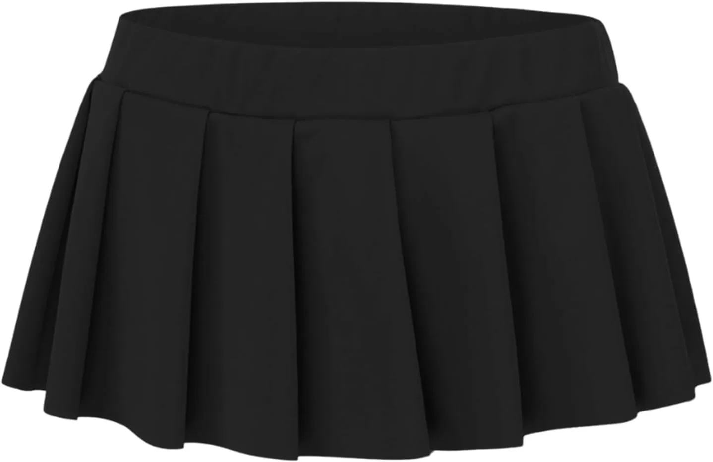 Women's Mini Pleated Skirts Low Elastic Waist Fashion Shorts Skirts Sexy Club Y2k Club Rave Ladies Skirts for Women