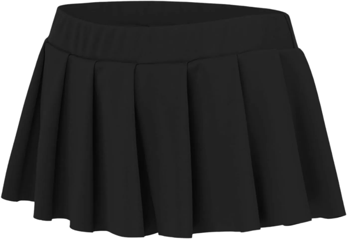 Women's Mini Pleated Skirts Low Elastic Waist Fashion Shorts Skirts Sexy Club Y2k Club Rave Ladies Skirts for Women