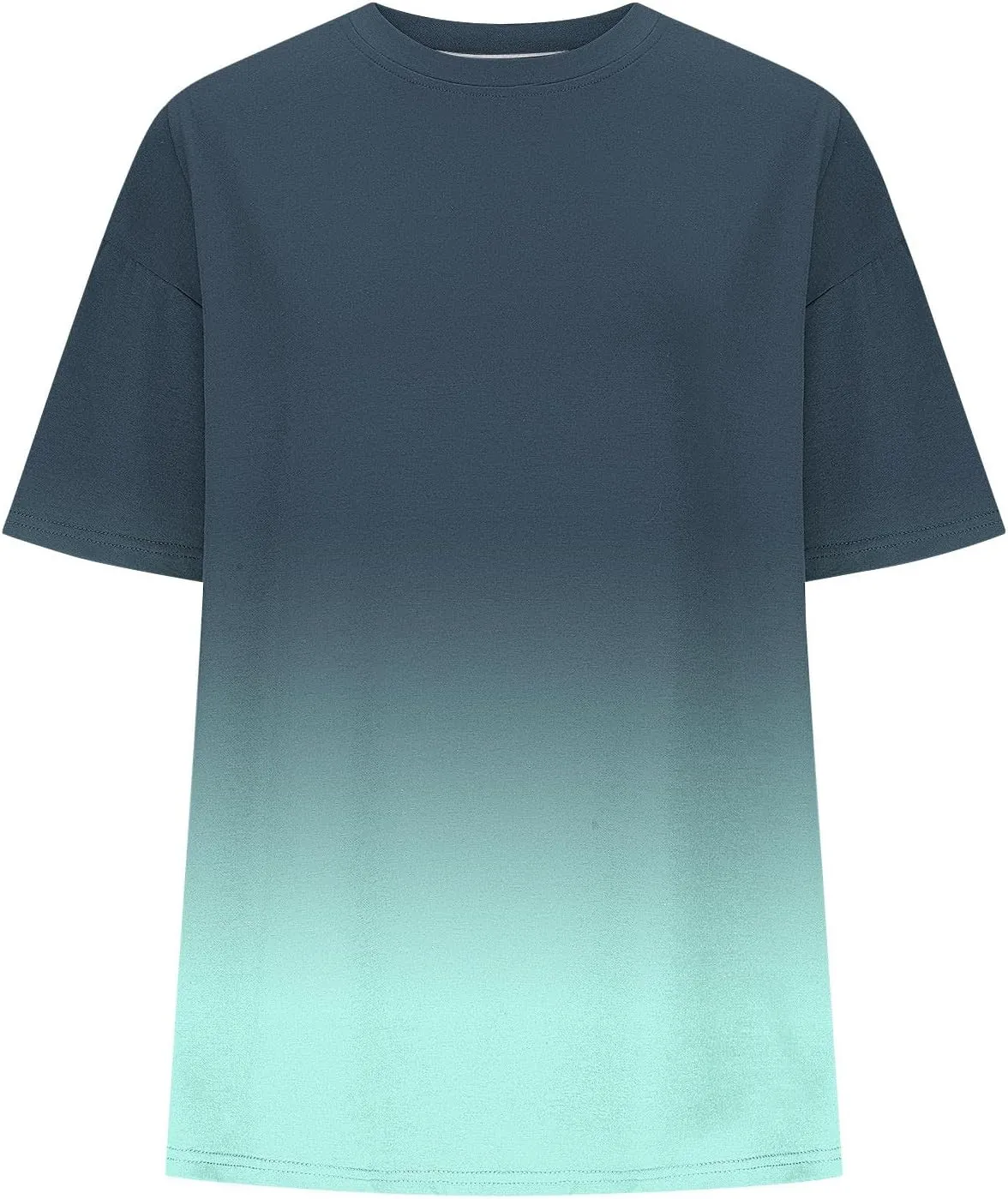 Womens Oversized T Shirts Loose Fit Short Sleeve Crewneck Tees Blouse Summer Casual Plus Size Workout Tunic Top