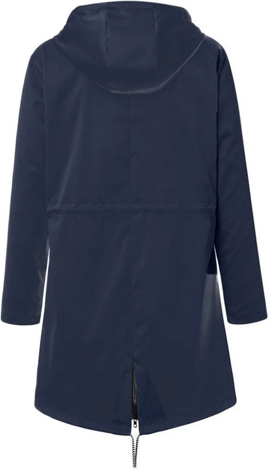 Womens Rain Jacket Raincoat Windbreaker Zipper Hoodies Raincoats Waterproof Lightweight Outdoor Rain Coats with Pocket
