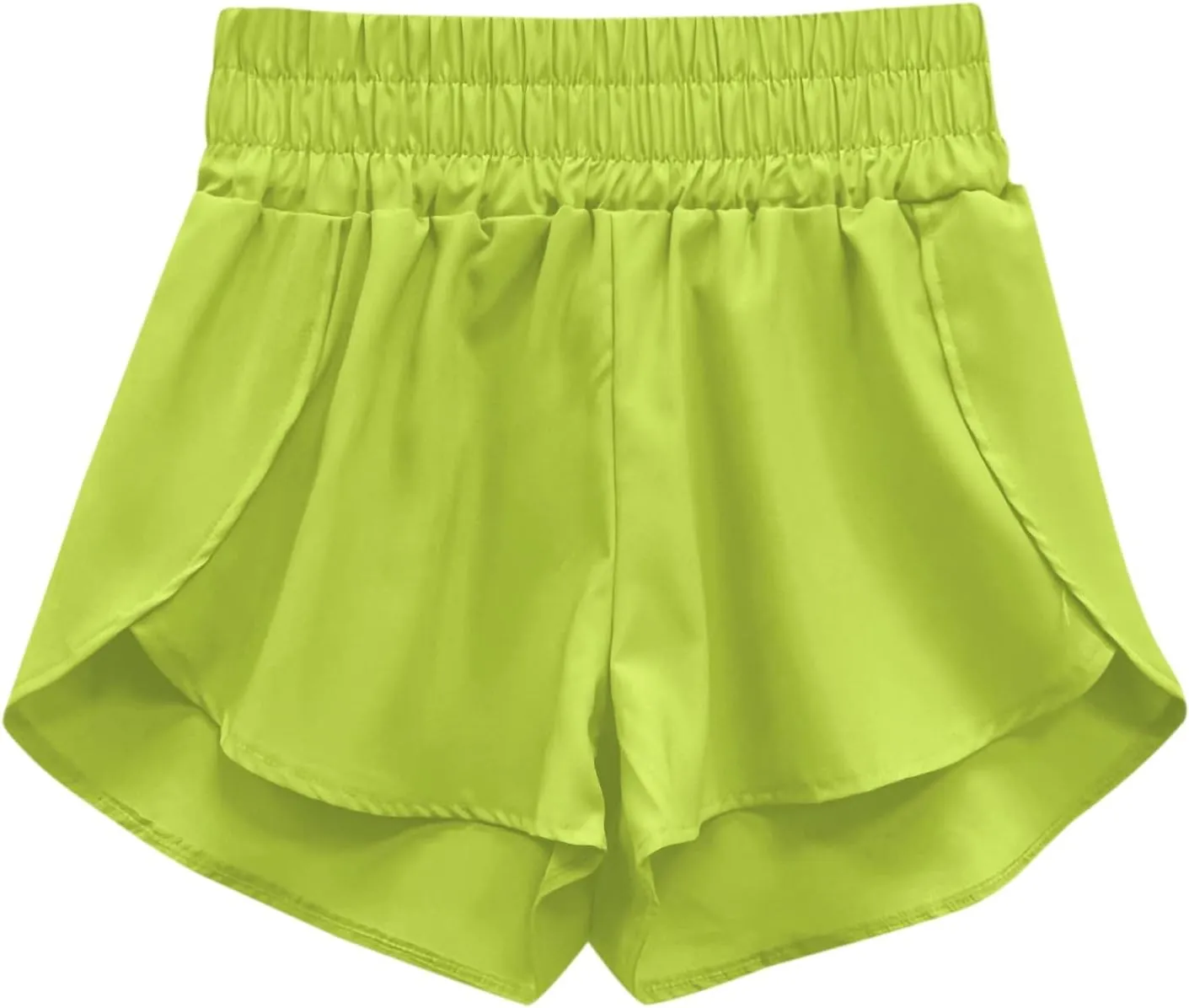 Womens Running Shorts Elastic High Waist Shorts Summer Quick Dry Shorts Casual Comfy Gym Short Outdoor Athletic Hiking