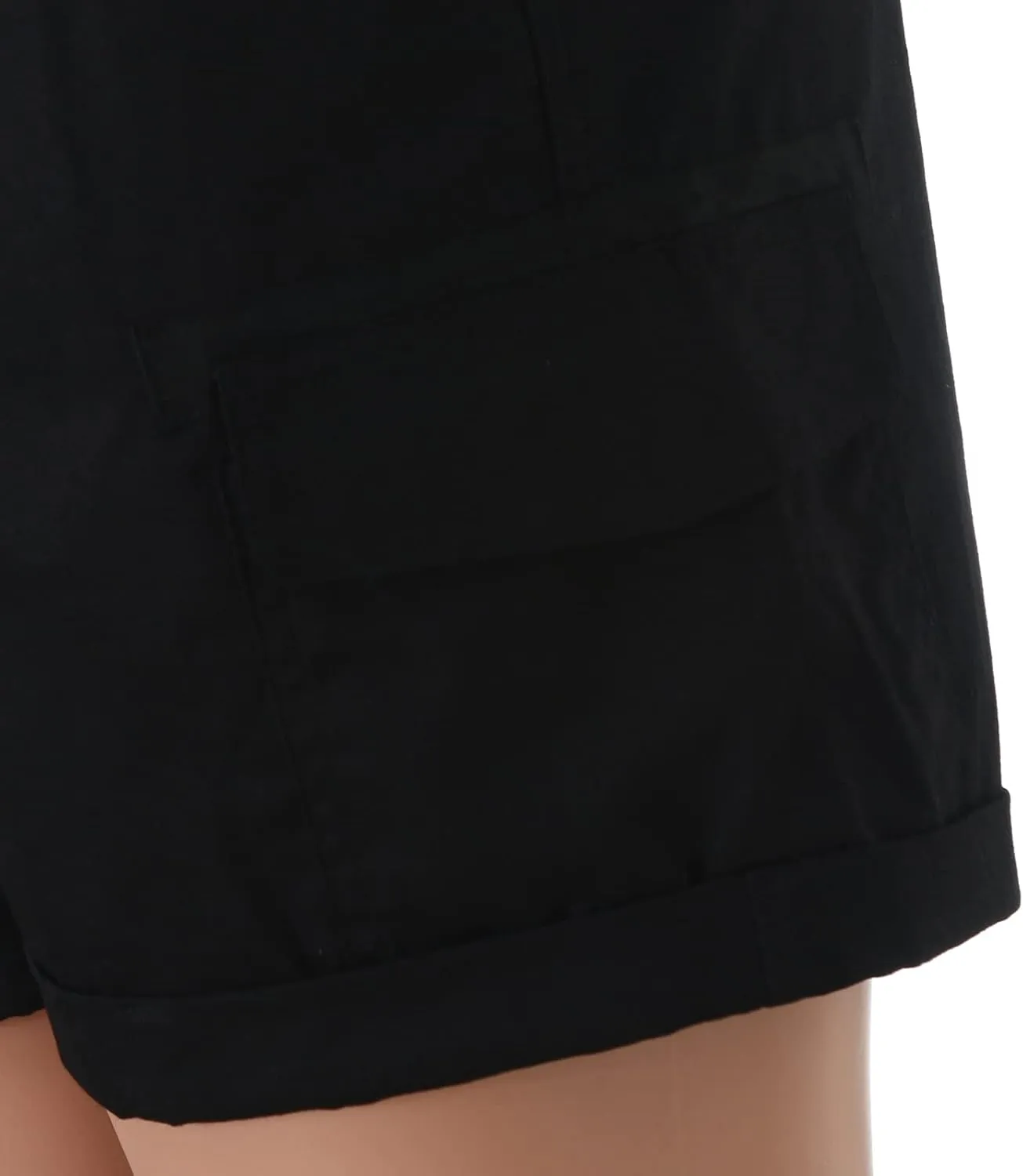 Women's Summer Cargo Shorts Relaxed Fit High Waist Casual 4 Pocketed 2024 Hiking Outdoor Shorts
