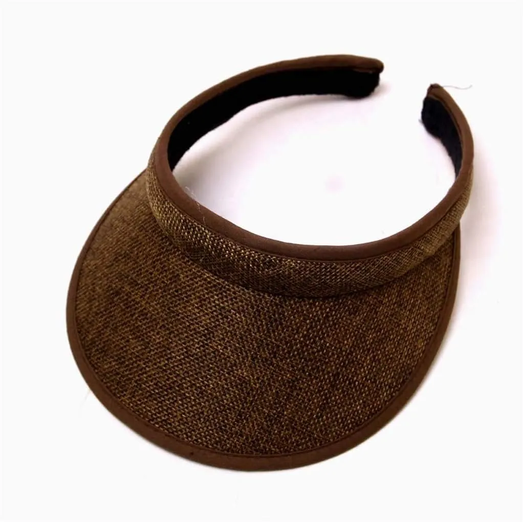Women's Sun Visor Hat Wide Brim UV Protection Beach Hats 2024 Summer Lightweight Breathable Empty Top Baseball Sport Caps
