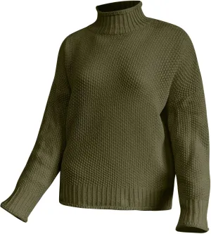 Womens Turtleneck Oversized Sweaters Batwing Long Sleeve Winter Thermal Jumpers Casual Loose Chunky Knit Pullover Top