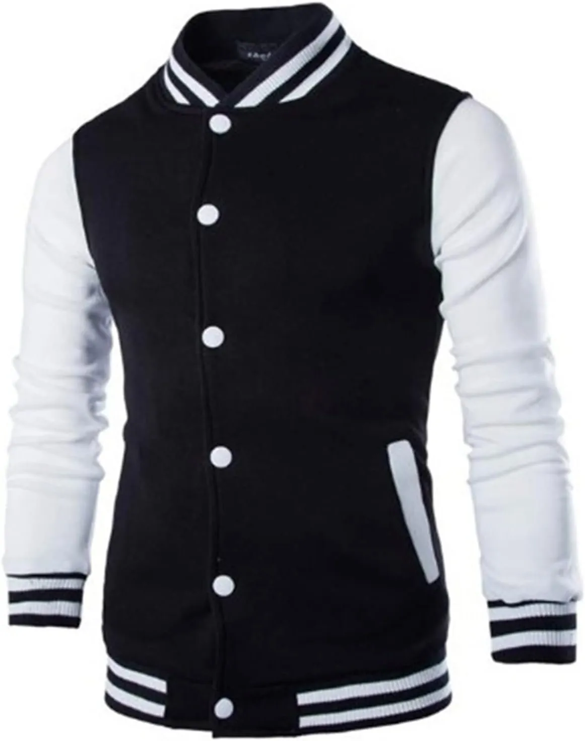 Ymosrh Mens Winter Jackets Jacket European Men's Casual Stand Collar Baseball Jacket Coats and Jackets Big Tall