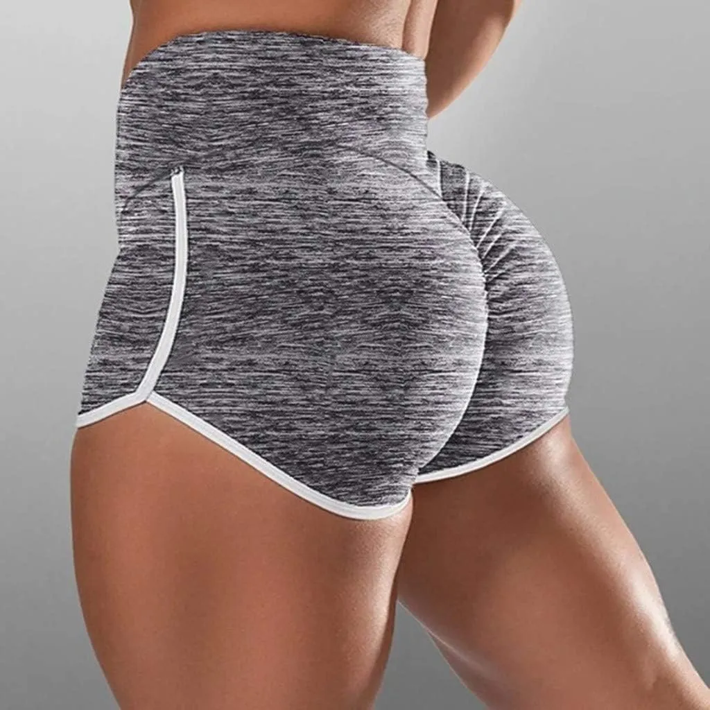 Yoga Shorts for Women High Waist Seamless Sculpting Compression Active Shorts with Lightweight FabricCasual Sports
