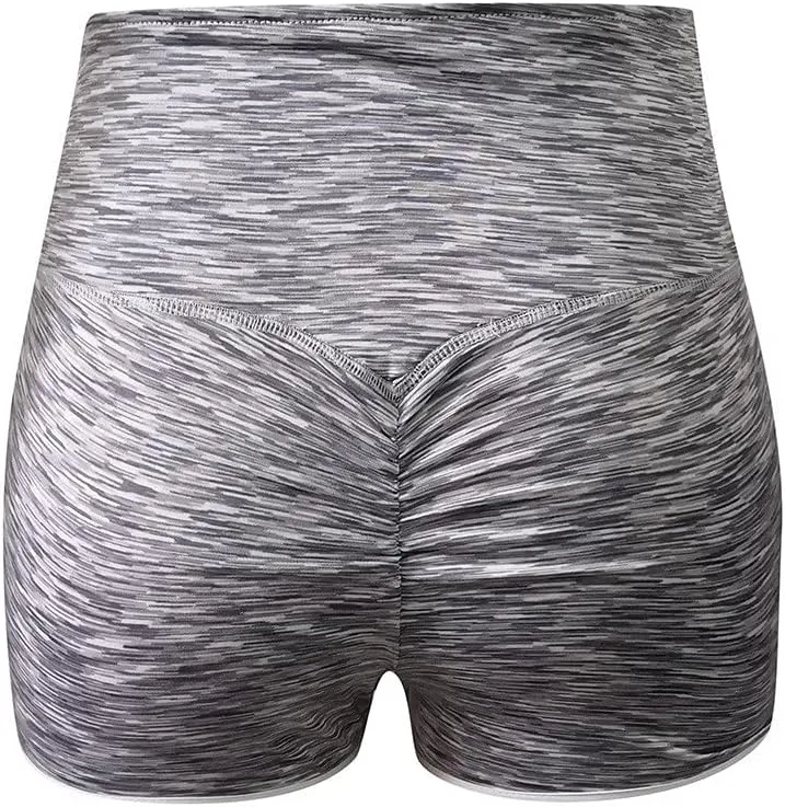 Yoga Shorts for Women High Waist Seamless Sculpting Compression Active Shorts with Lightweight FabricCasual Sports